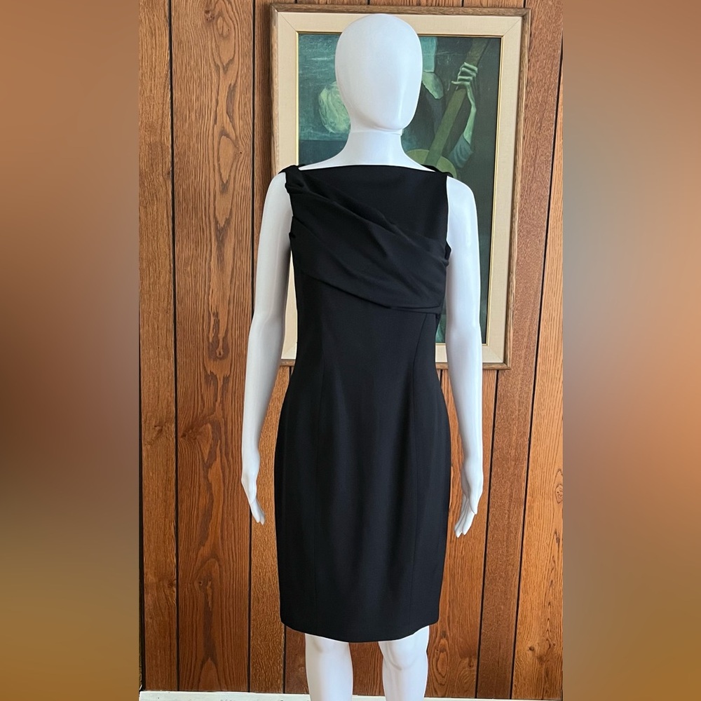 D^2 Little Black Wool Blend Dress IT44 or US 8
